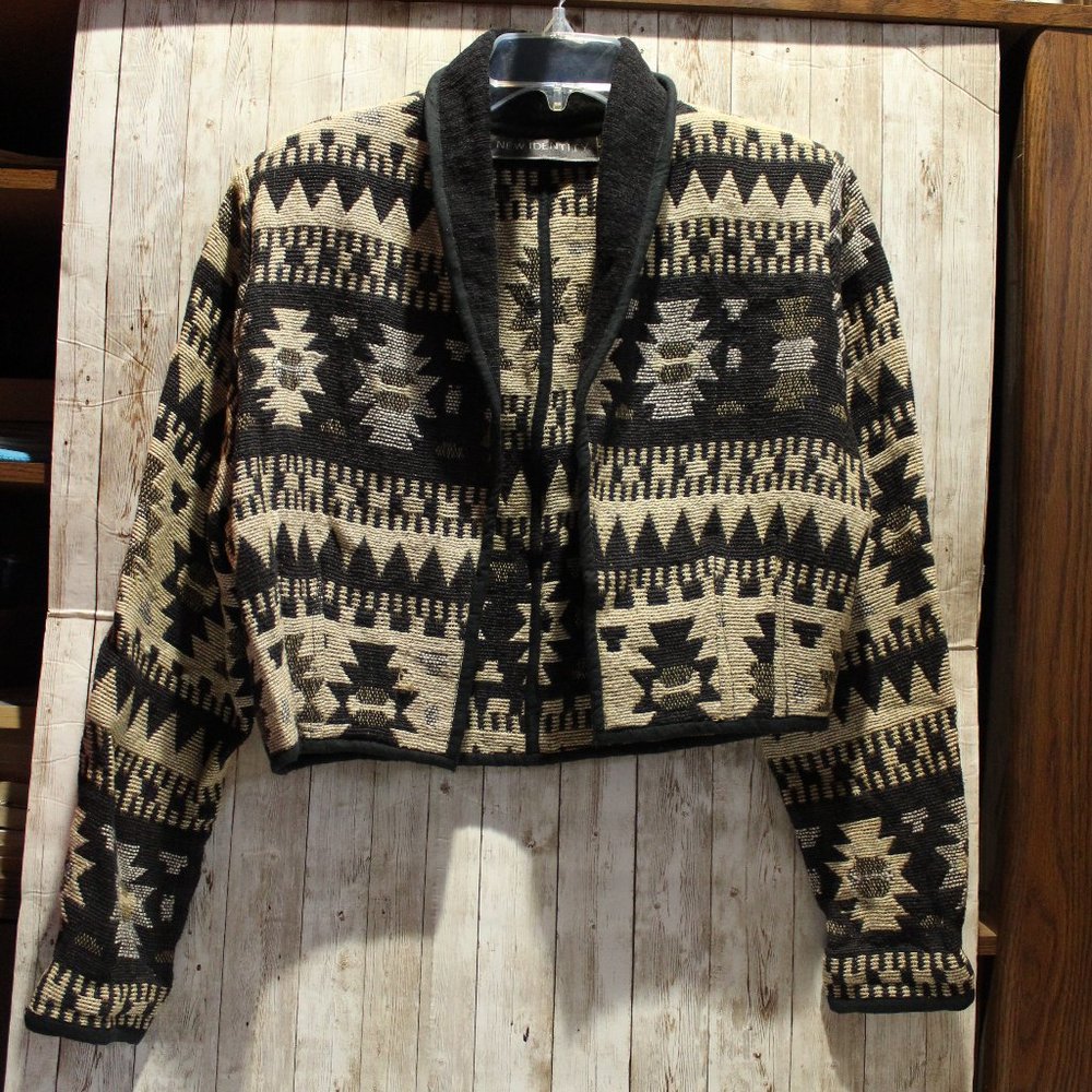 New Identity Southwestern print Black/Neutrals Jacket Medium